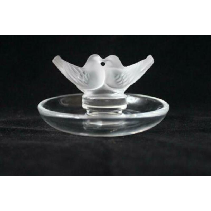 Vintage Lalique " Love birds" schaaltje, gemerkt