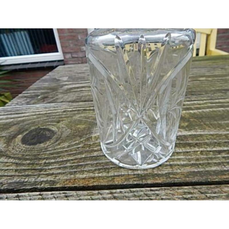 Nette Karaf Kristal - brocante landelijk likeur Vintage