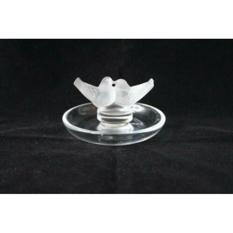 Vintage Lalique " Love birds" schaaltje, gemerkt