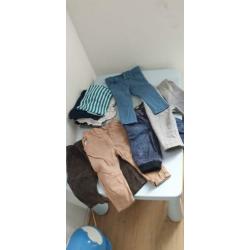 9 dozen van jongens merk kleding maat 50 - 92