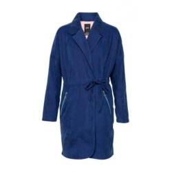 Dames GSUS jas trenchcoat navy blauw tunnel nieuw maat XL