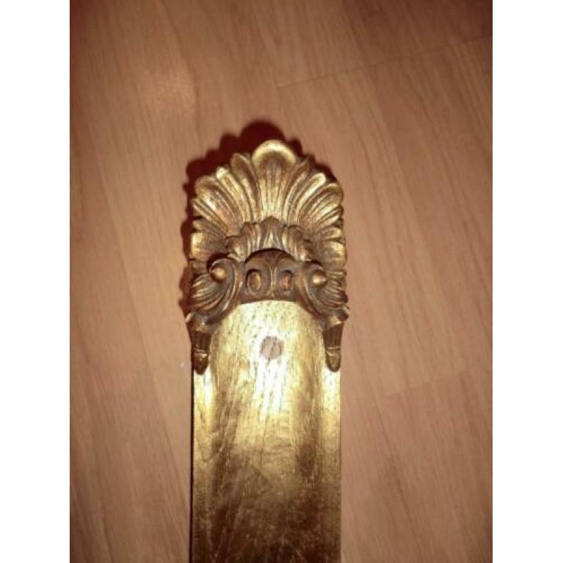 Goudkleurig Houten Brocante Barok Ornament Hout