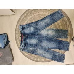 2x Skinny jeans maat 50