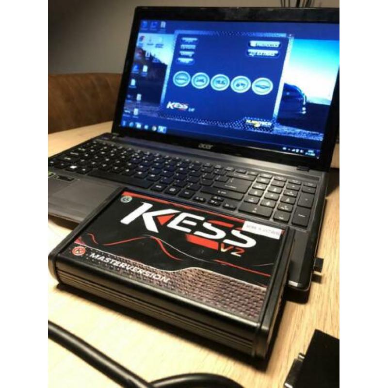 Kess tuningtools met laptop