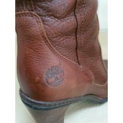 TIMBERLAND LAARZEN, cognac, maat 38, zgan