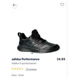 Adidas Performance AltaRun K sportschoenen maat 39 1/3