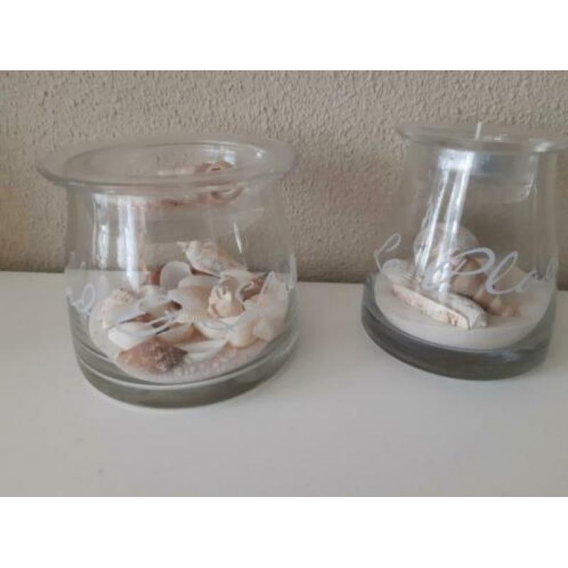 Riviera Maison La Plage en Sand & Shells votive inc. deco