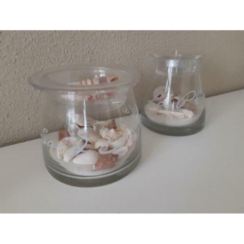 Riviera Maison La Plage en Sand & Shells votive inc. deco