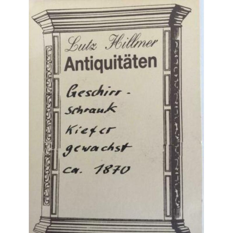 Te koop een antieke servieskast uit 1870