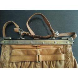 Vintage leder handtas