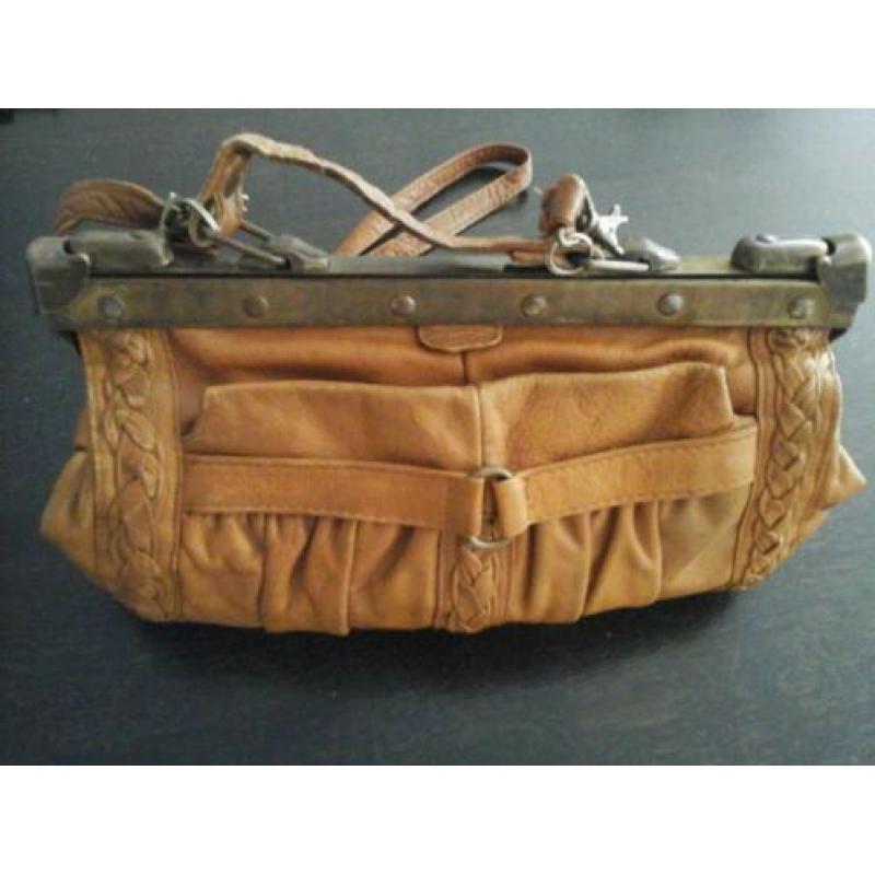 Vintage leder handtas