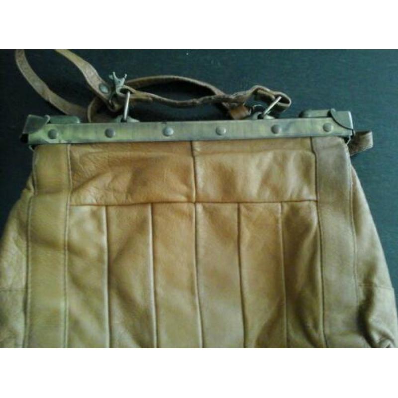 Vintage leder handtas