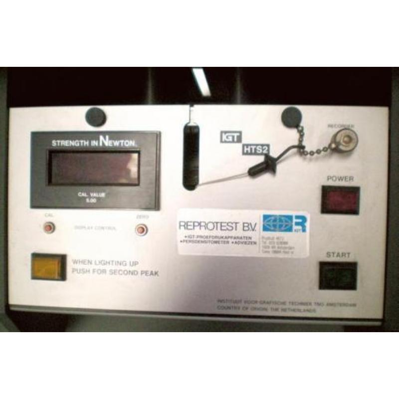 TNO IGT kop/staart sterktetester HTS2 kantoorantiek €195