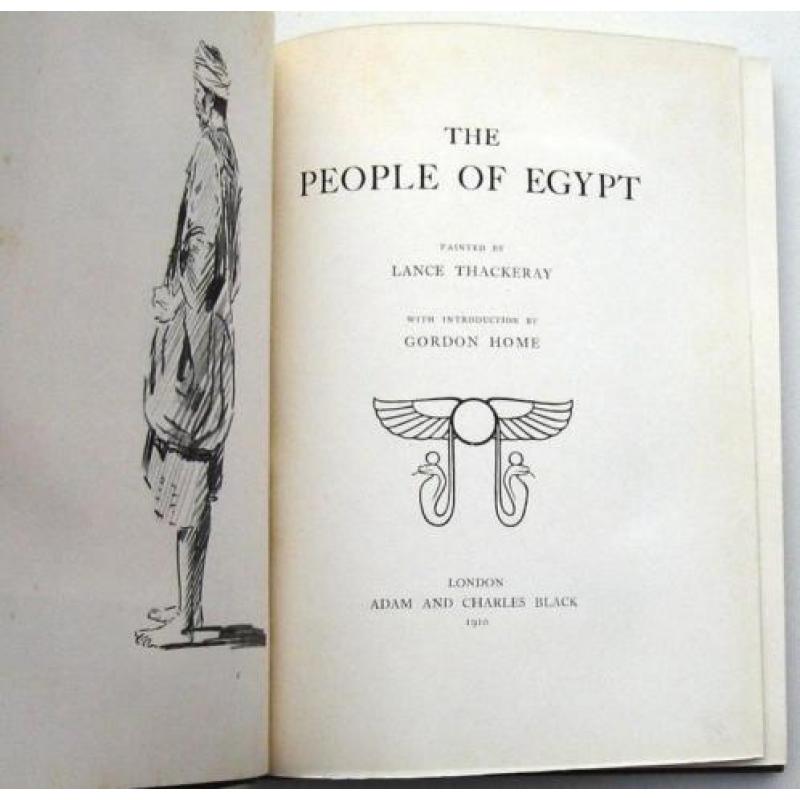 The People of Egypt 1910 Lance Thackeray - Egypte