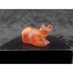 Egyptian carnelian Cat (Bastet) amulet