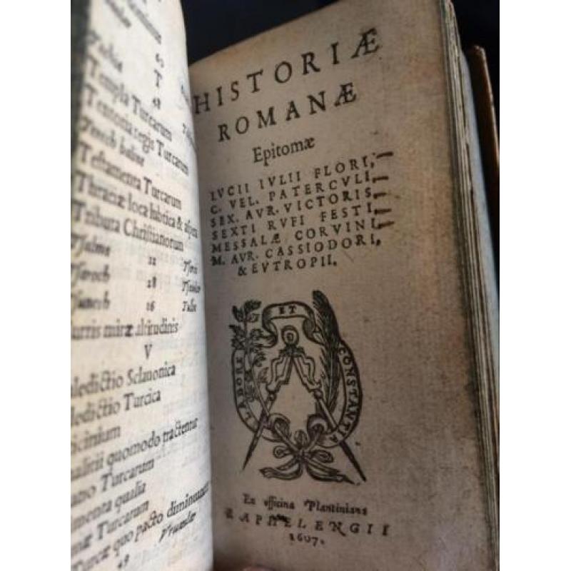 1607 Historiae Romanae Auteur vol met prenten