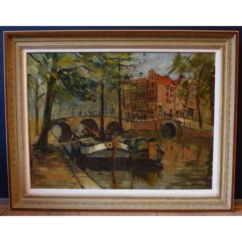 ====Jan Korthals 1916-1972====op de gracht in AMSTERDAM===