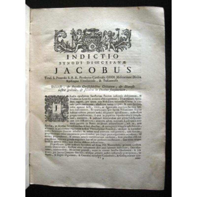 Constitutiones editae ab aminentissimo Jacobo 1763