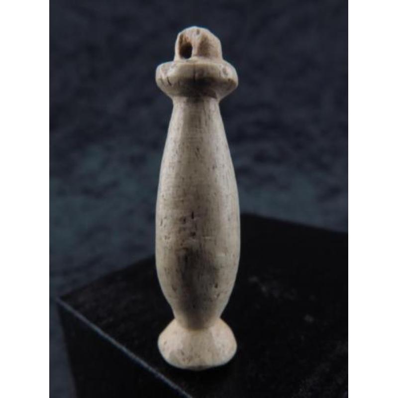 Egyptian bone pillar amulet