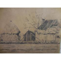 L.A. Schilt (1873-1935) tekening €35,-