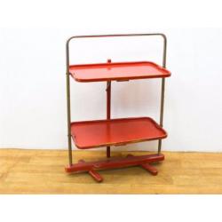 Retro etagere houten serveertafel 79322