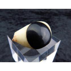 Big Egyptian eye made of alabaster and a serpentine pupil