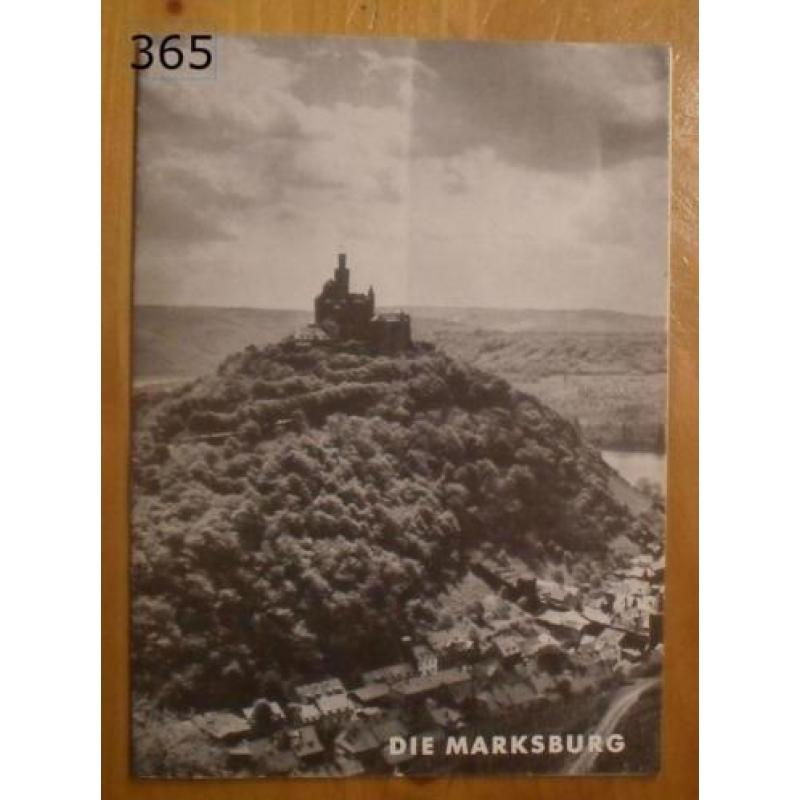 365. Antiek Marksburg Duits boek Burcht Munchen Berlijn 1967