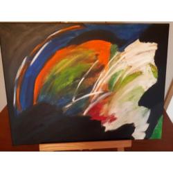 Mooi abstract doek 30x40