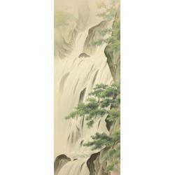 Top Japanse schildering op scroll "Taki/Waterval" by "Yuya".