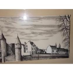 tekening OEVERWAL Maastricht.