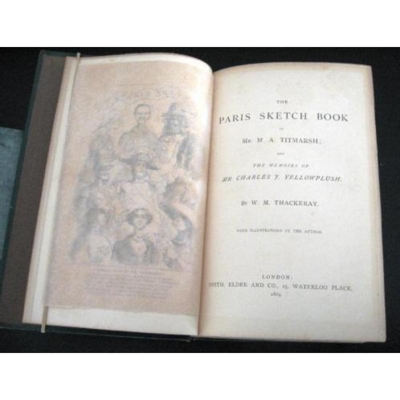 The Paris Sketch Book 1869 William Makepeace Thackeray