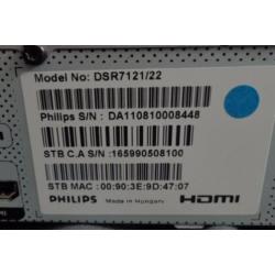 PHILIPS DSR 7121 /22 HD TV satellietontvanger CanalDigitaal