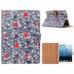 Ntech iPad mini 1 / 2 / 3 Ster & Denim Design Booktype Kuns