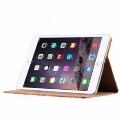 Ntech iPad Air Roos Design Booktype Kunstleer Hoesje Met Pa