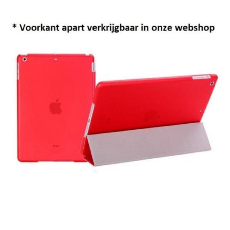 iPad Air 2 achterkant hoes hoesje case Doorzichtig - Rood