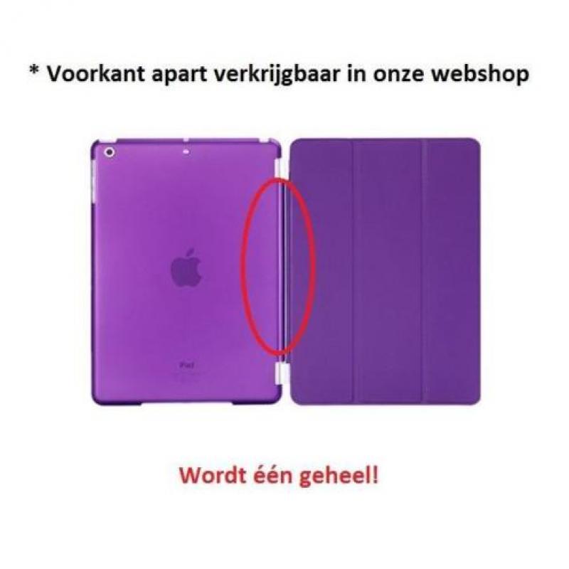 iPad Air 2 achterkant hoes hoesje case Doorzichtig - Paars