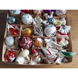 25 oude kerstballen kerstbal kerstversiering glas