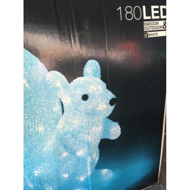 Eekhoorn led 180 lampjes groot 50 cm Kerstverlichting 75,-