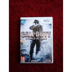 Call of Duty World at War COD WAW Nintendo Wii