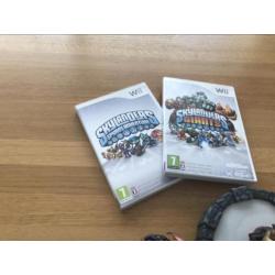 Wii skylanders en skylanders giant spel +24 figuren