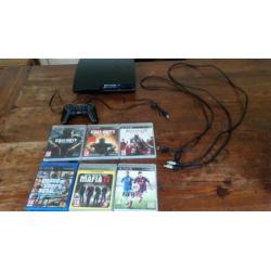 ps3 console met 6 spellen