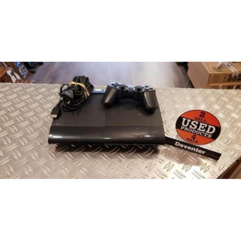 PS3 Ultraslim 12GB met 1 controller en kabels