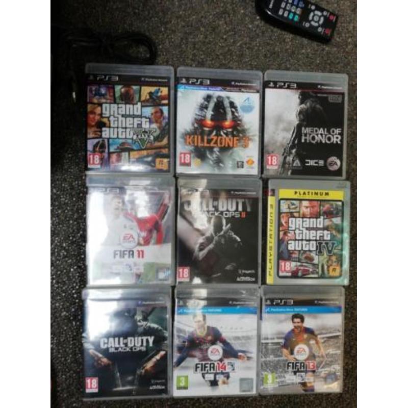 Playstation 3 met 9 spellen