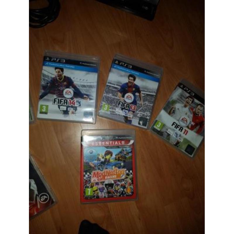 PlayStation 3 met spellen controller etc